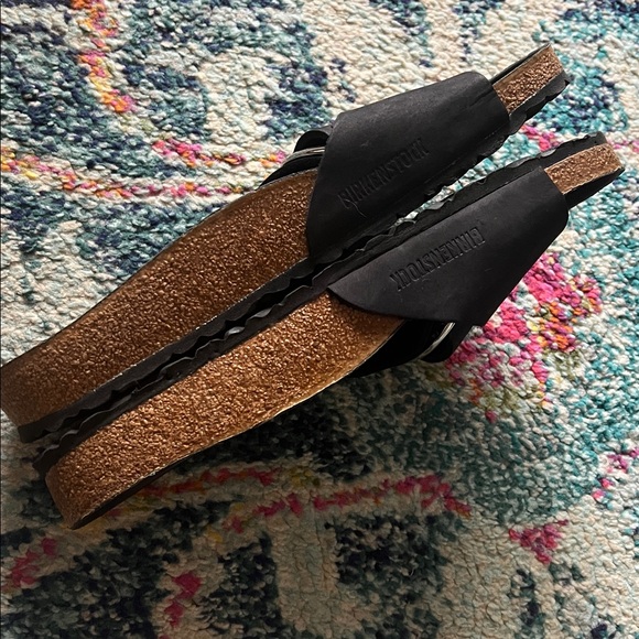 Birkenstock Big Buckle Shearling Oiled leather Madrids - Picture 5 of 8